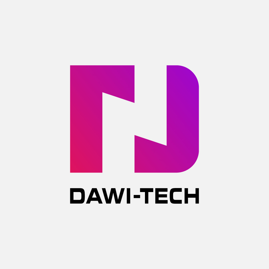 Projekt logo firmy Dawi-Tech z Łomży
