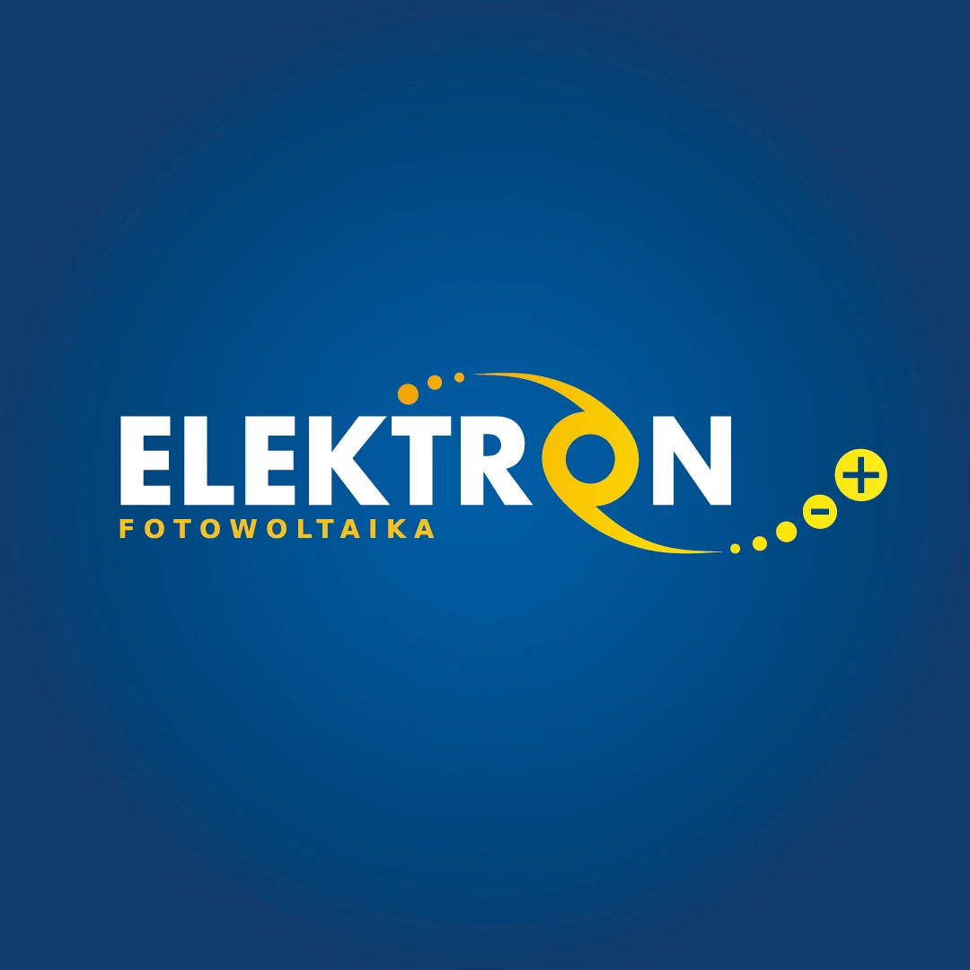 Projekt logo fotowoltaika Elektron z Łomży