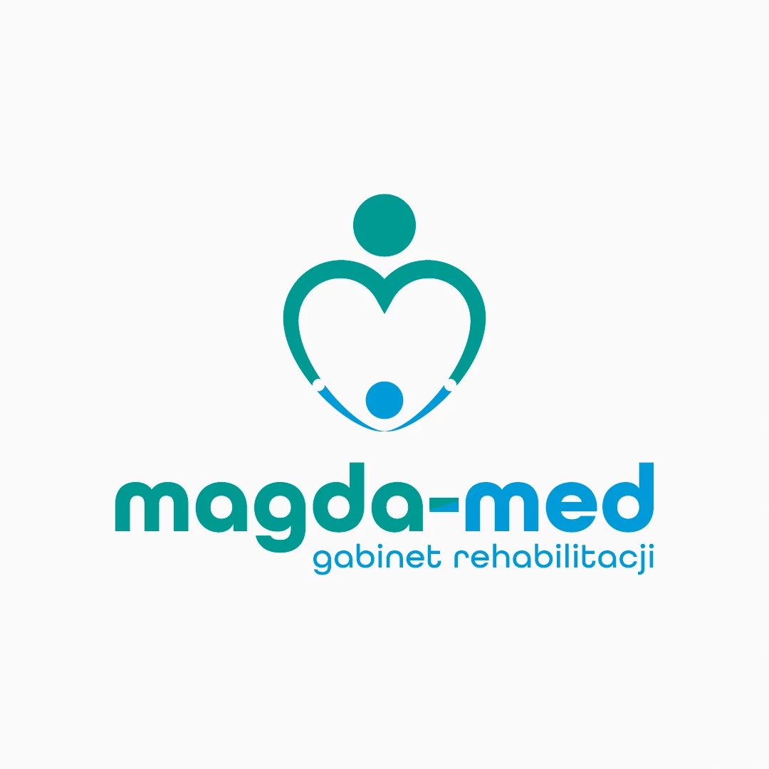 Projekt logo Gabinetu Rehabilitacji Magda-Med z Łomży