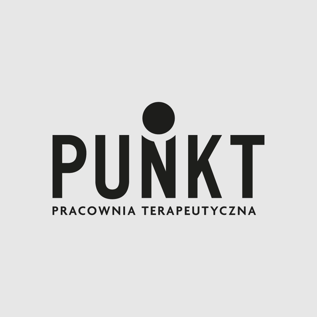 Projekt logo pracowni terapeutycznej Punkt z Warszawy