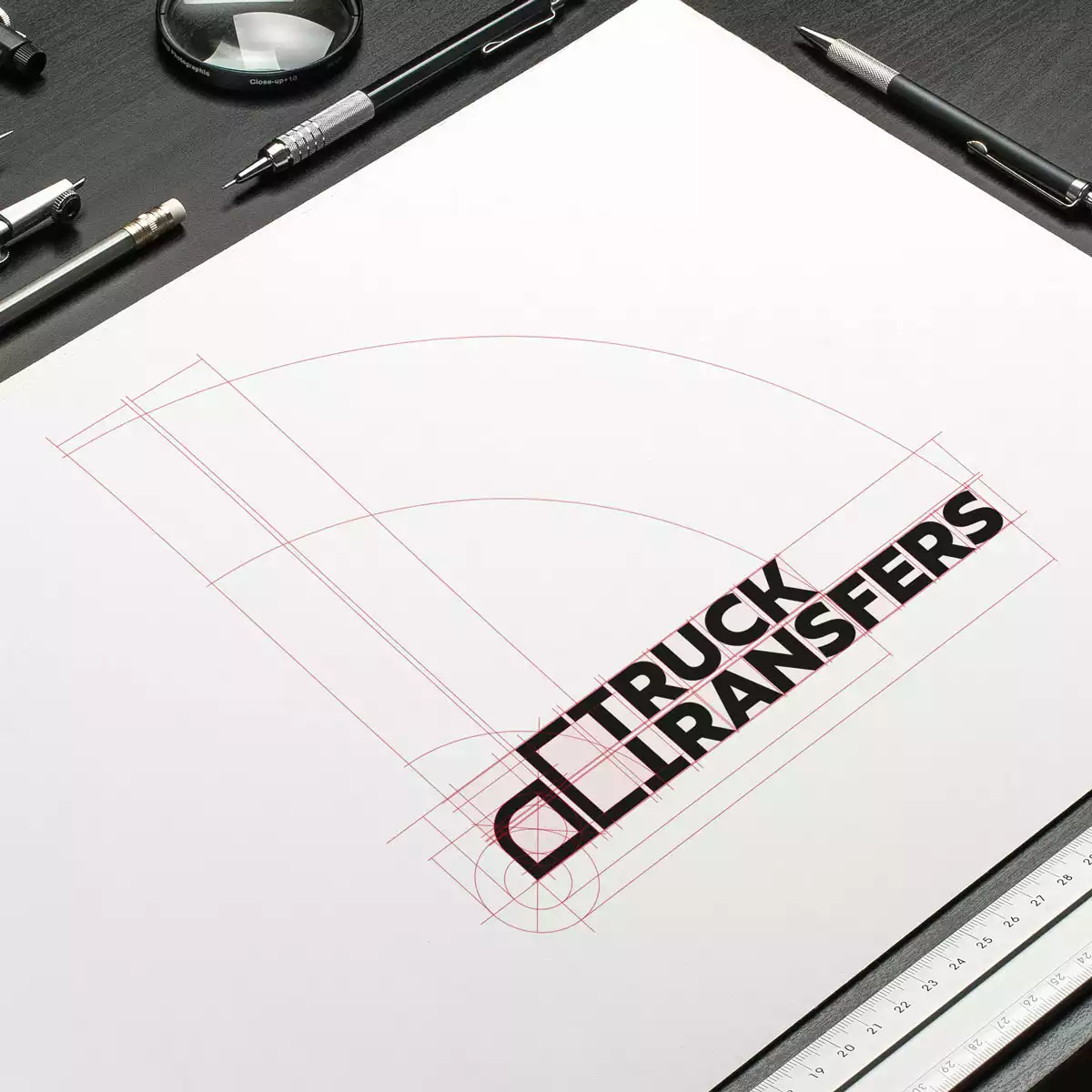 logo-truck-transfers-projekt-logo-yes-white-studio-logo-logistyka