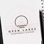 Projektowanie logo Giżycko - Projekt logo Open Lakes Apartamenty Giżycko - Branding, Identyfikacja Wizualna