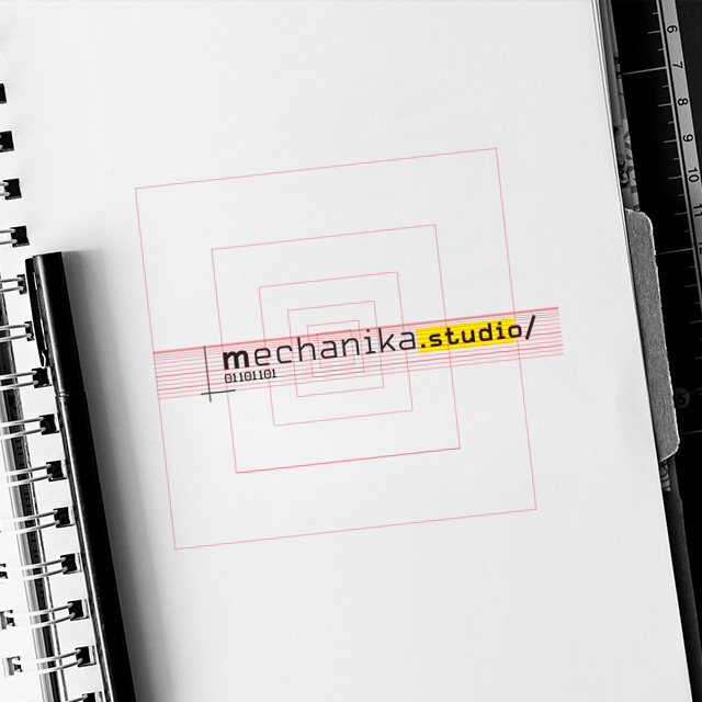 Projekt logo Mechanika Studio
