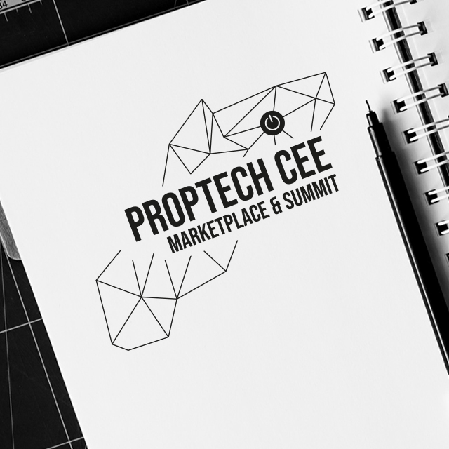 Projekt logo wydarzenia Proptech Marketplace & Summit