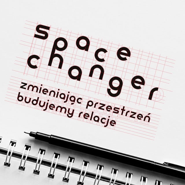 Projektowanie logo - nowe logo Space Changer Warszawa