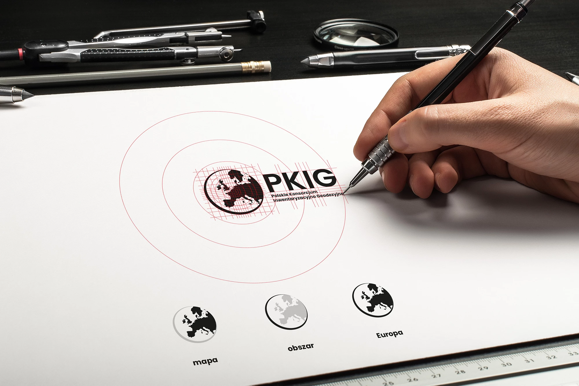 Rebranding logo PKIG z Warszawy