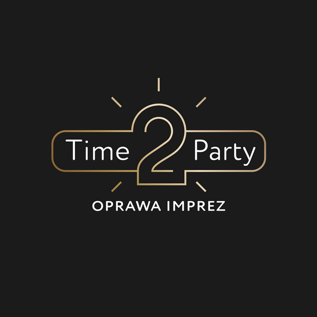 Projektowanie logo Ostrołęka Projekt logo Time2Party Oprawa Imprez Ostrołęka