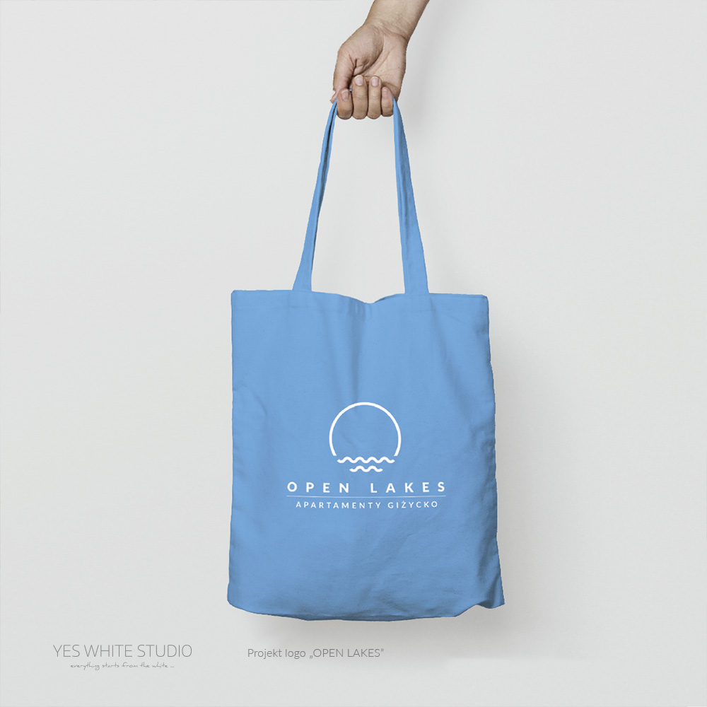 Projektowanie logo Giżycko - Projekt logo Open Lakes Apartamenty Giżycko - Branding, Identyfikacja Wizualna