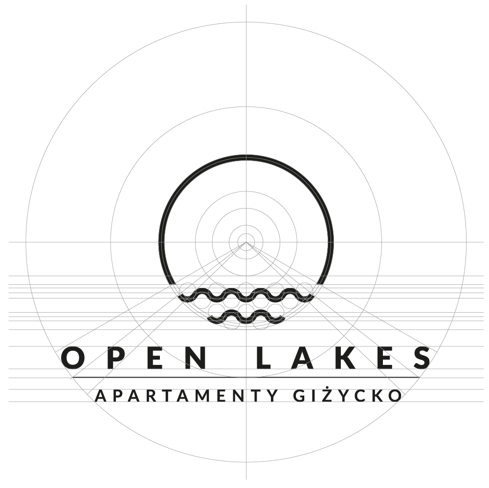 Projekt logo apartamentów nad jeziorem