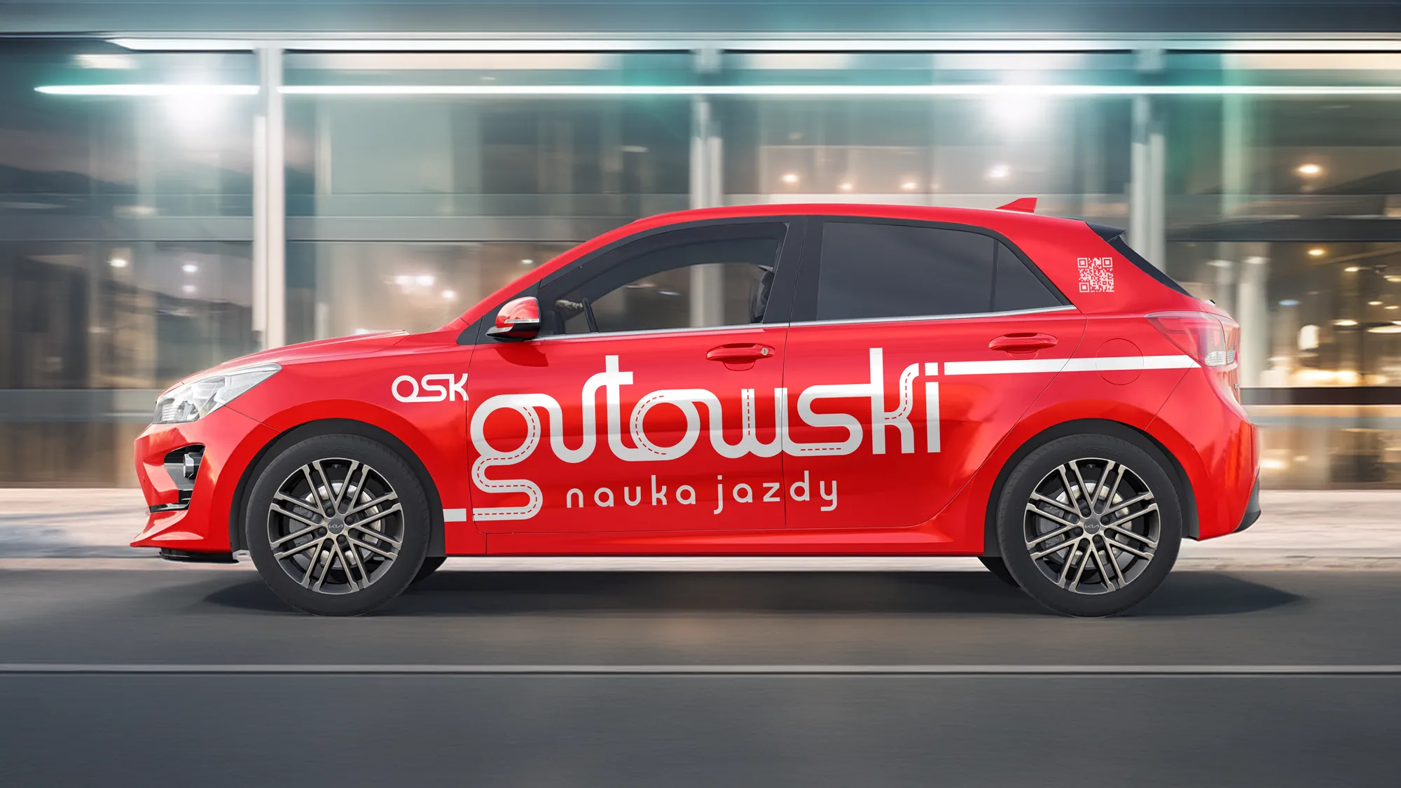 oznakowanie-samochodow-nauki-jazdy-kategorii-b-osk-gutowski-lomza-projekt-yes-white-studio-1 Projekt oznakowania samochodów nauki jazdy OSK Gutowski w Łomży