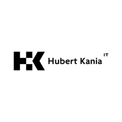 Projekt logo dla marki Hubert Kania IT z Łomży